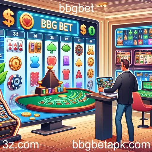 Imagem promocional da bbgbet mostrando a plataforma e suas vantagens